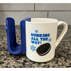 Nabisco Oreo Plastic “Dunking all the way” Mug Cup with Oreo Holder